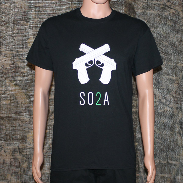 Crossing Handguns - mens - black