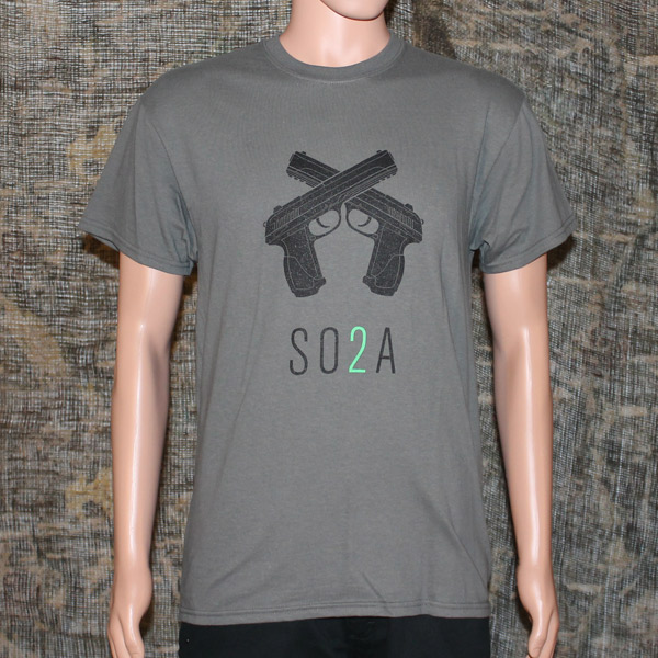 Crossing Handguns - mens - charcoal